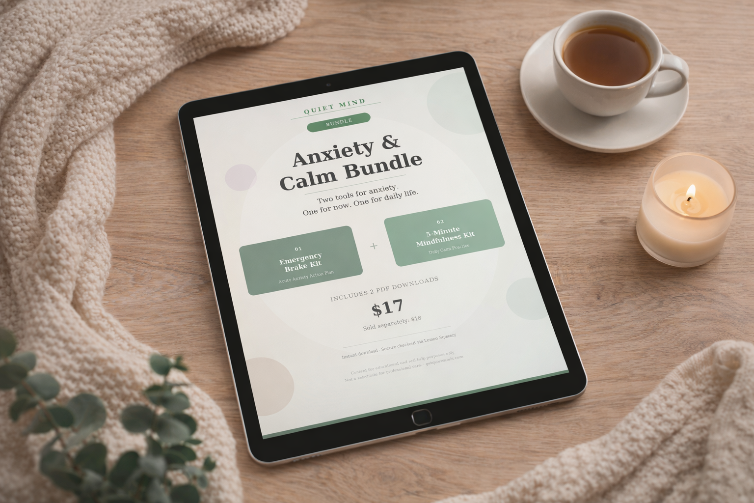 Anxiety & Calm Bundle